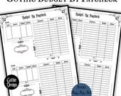 Gothic Budget By Paycheck Tracker Bi Weekly Budget Organizer Printable Download Page Financial Planner Budget Sheet Gothic Expense Tracker