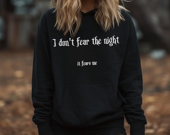 Gothic Hoodie Black Gothic  Goth Witchy Clothes Aesthetic  Emo Hoodie Funny Goth Sweat, Gothic Quote Gift Hooded Sweater Halloween Hoodie