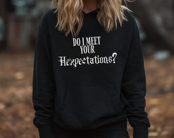Felpa con cappuccio da strega nera Goth Witchy Clothes Felpa con cappuccio estetica Emo Felpa divertente, regalo con citazione di strega Felpa con cappuccio Felpa con cappuccio di Halloween Regali per Goth