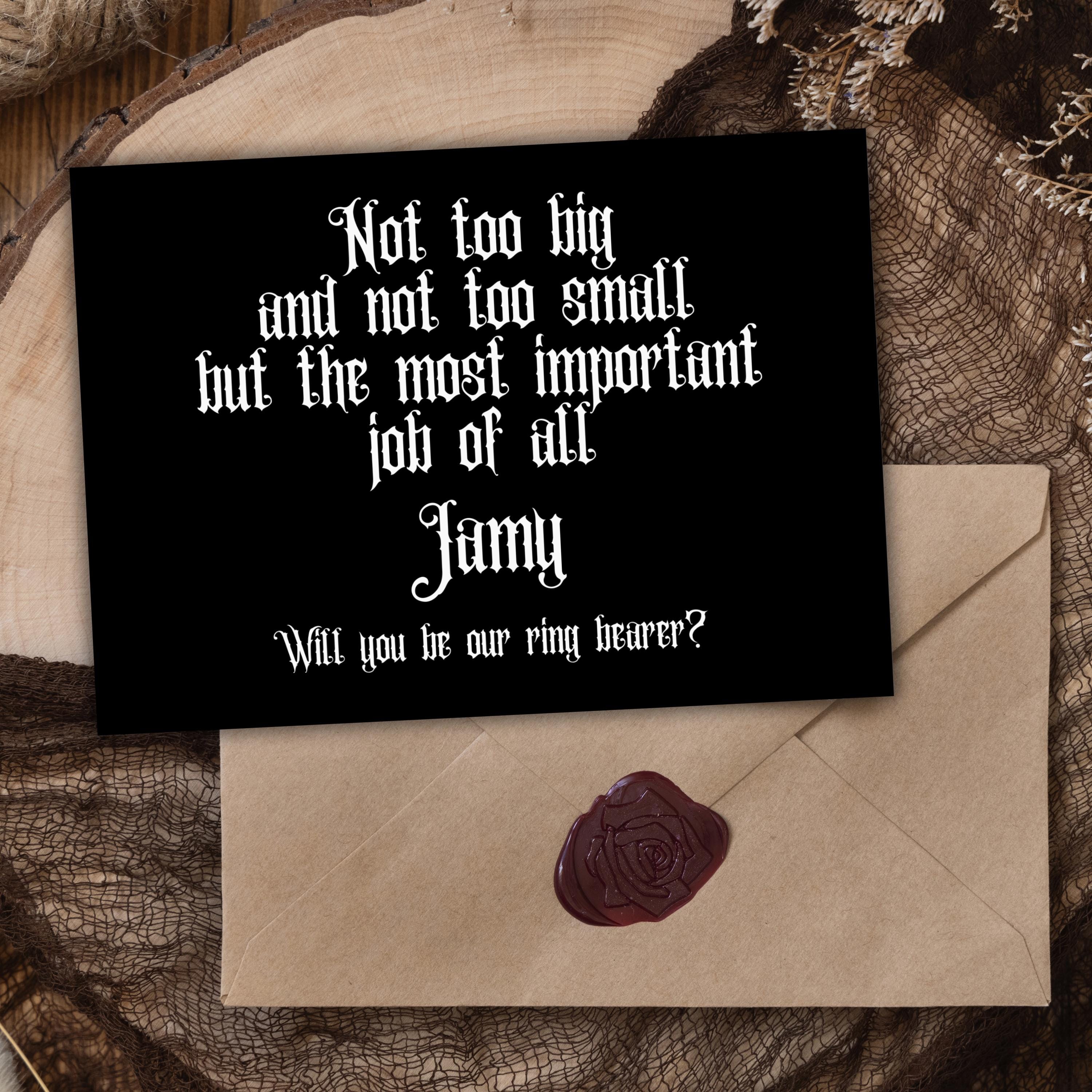 Ring Bearer Proposal Card Modern Minimalistic Proposal Card Printable Download Will You Be My Ring Bearer Gift Card Ring Bearer Wedding Card