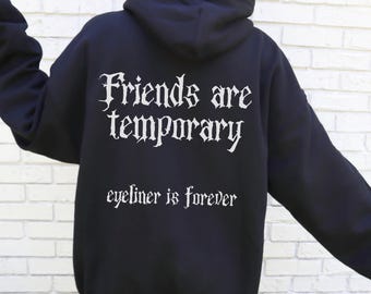 Gothic Hoodie Funny Black Goth Witchy Clothes Aesthetic Emo Hoodie Gothic Quote Sweater Gift Hooded Sweater Hoodie Gifts for Goths Clothes