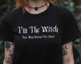 Witchy Shirt Sarcastic Funny Phrase Goth Witchy Clothes Aesthetic Emo Shirt Halloween T-shirt Funny Witchy Quote Tee Goth Aesthetic Fashion