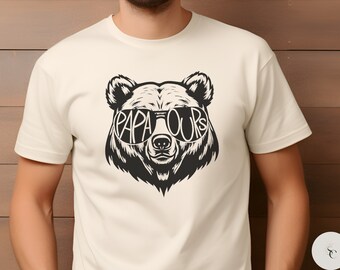 Father's Day, Papa Bear, T-shirt, Pregnancy Announcement, Papa Bear, New Dad Shirt, Gift for Him, Gift, Dad Birthday Gift, French Saying Shirt