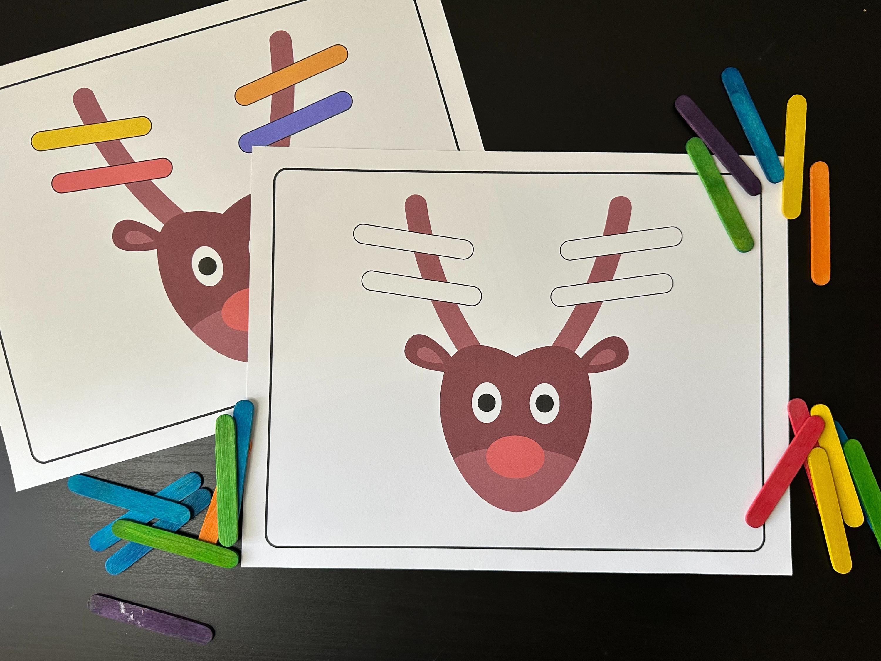 43 Dive into Fun with These Easy Popsicle Stick Crafts for Kids 25 Reindeer Popsicle Stick Activity - Winter Activity for Kids -…