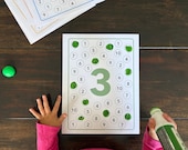 Number Word Search - 1-10 Number Recognition Dot Marker Activity Pages - Do A Dot Marker Coloring Sheet - Preschool Homeschool PreK Activity