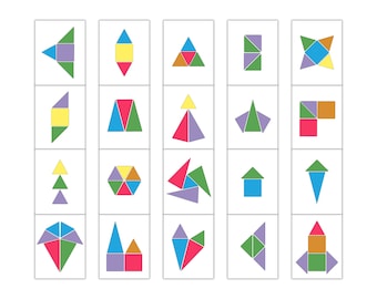 MINI - Magnetic Tile Puzzle Cards