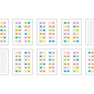 Easter Egg Matching Puzzle - Preschool Homeschool or Kindergarten ...