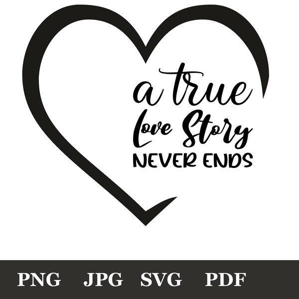 Love Story Never End - Etsy