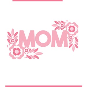 Mom PNG Floral, Mom Sublimation Art, Digital PNG Mama, Retro Design Mama, Mom Design Sublimation, Mama Design T and Mother Printable