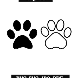 Dog Paw Print Svg, Dog Paw SVG, Dog Svg, Paw Svg, Animal Paw Svg, Animal Svg, Dog Paw Print Cut File, Paw Print Cut File, Animal Print Svg