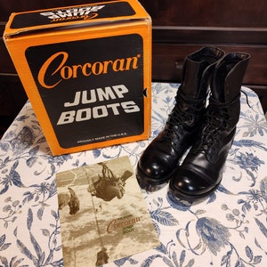 Vintage Corcoran Jump Boots Model 1500 Size 10.5 D, Army  display picture 2