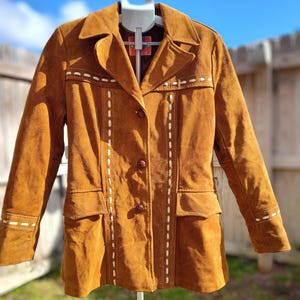 70s vintage Ms. Pioneer スエード チマヨ ジャケット MS PIONEER WEAR 70s Suede Fringe Jacket • Size Small – Love