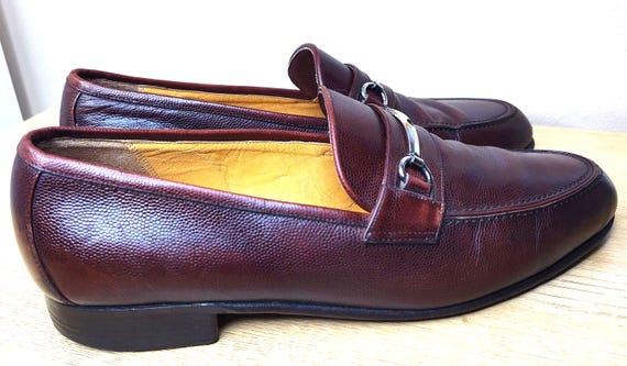 Gucci Horsebit Men\'s Brown Leather Silver Tone Metal Loafers Shoes 10.5 Gucci Horsebit Loafer 10.5 - Etsy main image 4