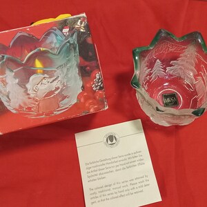 Vintage 1990&#39;s Mikasa Frosted candle votive