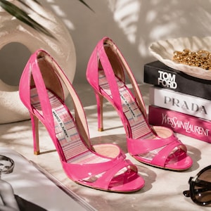 Manolo Blahnik Pink Shoes - Etsy