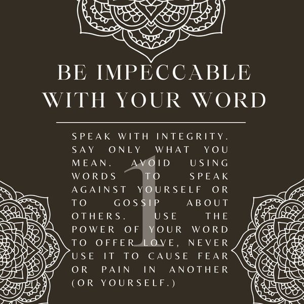 The four agreements artwork- digital print