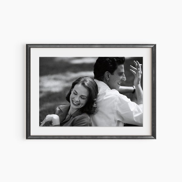 Maestro Print, Bradley Cooper, Carey Mulligan, Movie Scene Print, Film Photography, Black and White Wall Art, Museum Quality Photo Art Print