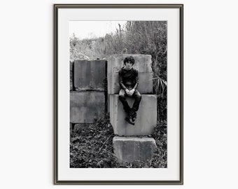 Timothee Chalamet Poster, Black and White Photo, Famous People Poster, Photography Print, Fashion Art Poster, Museum Quality Photo Print