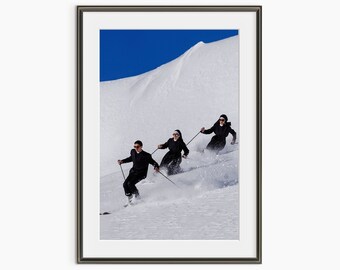 Saint Moritz, Photography Prints, Tony Kelly, Ski Wall Art, Ski Poster, Fine Art Photography, Ski Prints, Museum Quality Photography Poster