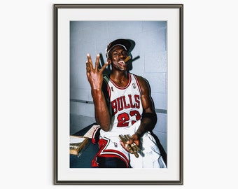 Michael Jordan, Photography Prints, Basketball Poster, Jordan Wall Art, Jordan Poster, Michael Jordan Print, Museum Grade Photography Poster