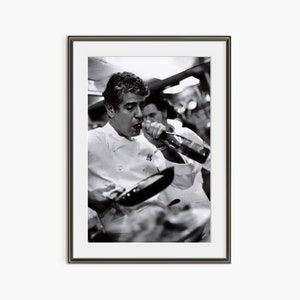 Anthony Bourdain Print, Photography Print, Chef Cooking Poster, Kitchen Wall Decor, Black and White Wall Art, Museum Quality Photo Art Print