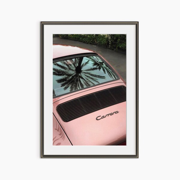 Porsche Carrera Poster, Vintage Porsche Coupe, Retro Porsche 911, Classic Porsche Print, Photography Prints, Museum Quality Photo Art Print