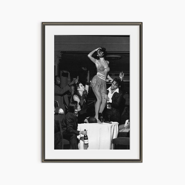 Monica Bellucci Photo, by Steven Meisel, Dolce and Gabbana Fashion Shoot, Vintage Photography Prints, Black White Photo, Fashion Art Poster