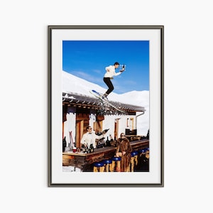 Club Paradiso, Photography Prints, Tony Kelly, Ski Poster, Fine Art Photography, Ski Prints, Ski Wall Art, Museum Quality Photography Poster