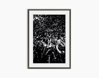 LeBron James, Photography Prints, LeBron James Poster, Basketball Poster, Black and White Wall Art, Museum Quality Photography Poster