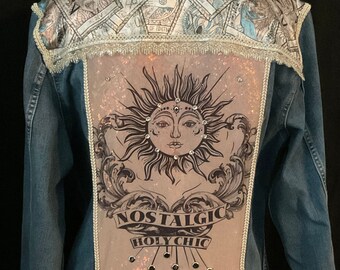 Celestial Tarot Embellished Jacket