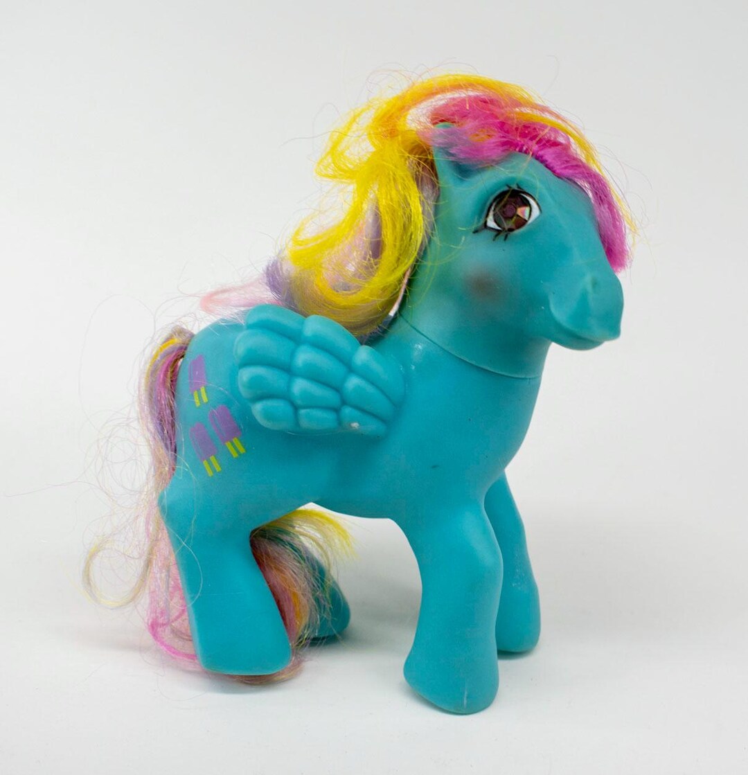 Vintage 1985 My Little Pony G1 SWEET POP Twinkle Eye Pegasus W Concave ...