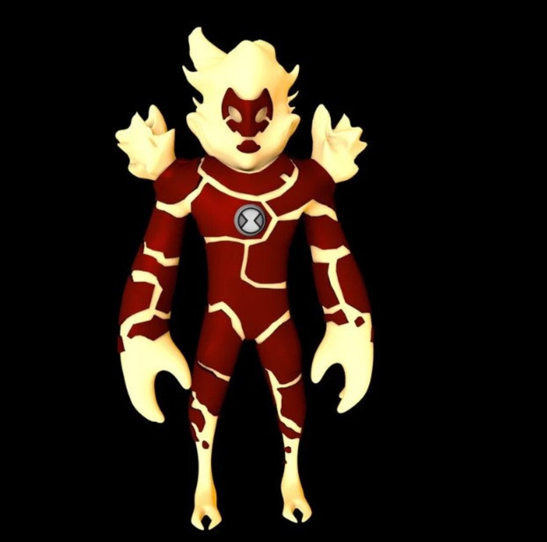Ben 10 Heatblast 3D Model: Embrace the Firepower - Etsy
