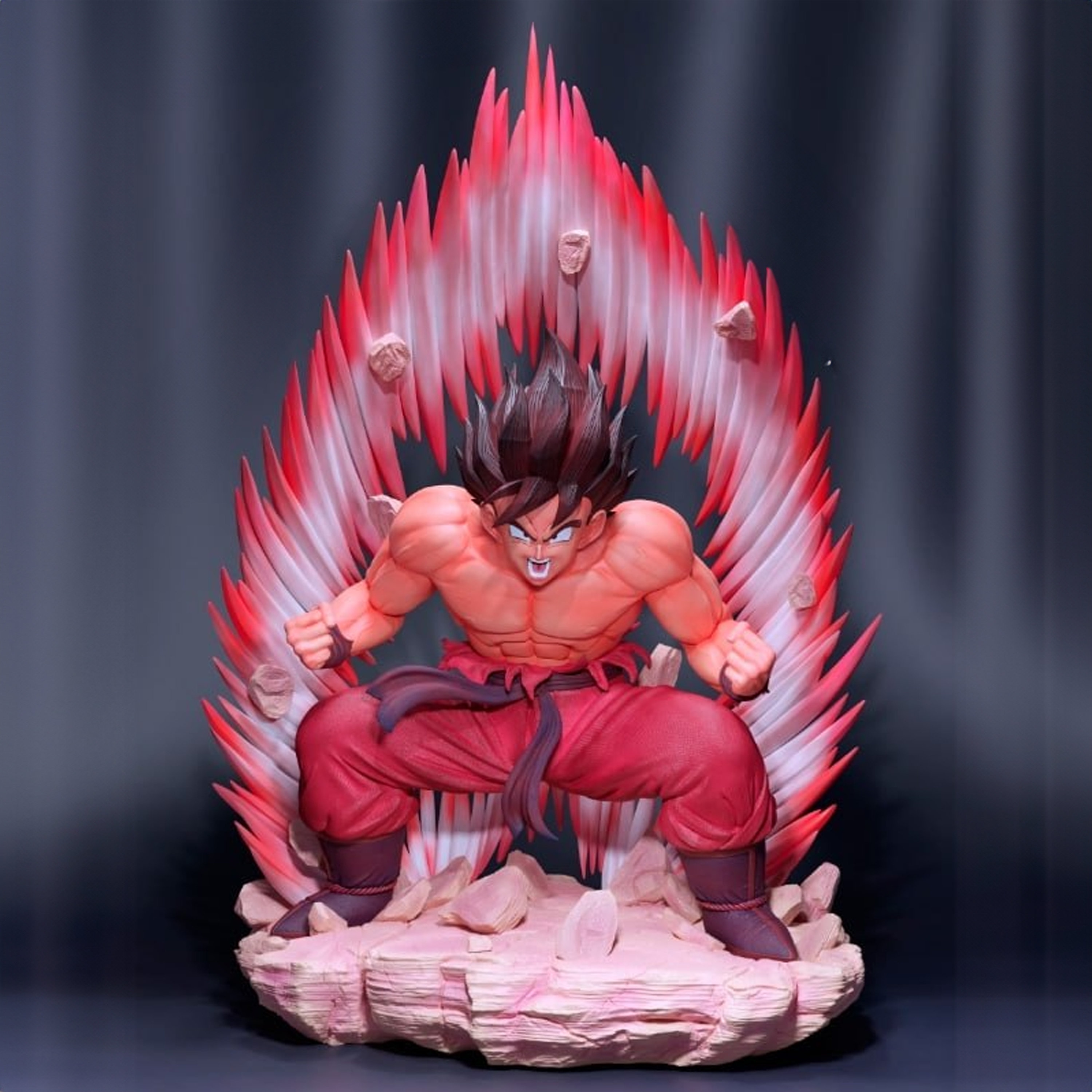 Goku Kaioken Carlosvp Dynamic 3D Text STL for Ultimate Fans 