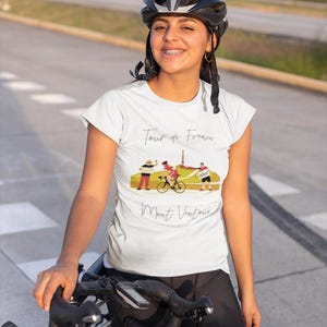 Cycling Race Tee, Tour De France Shirt, Bike T-Shirt, Grand Tour Apparel, Mont Ventoux Wear, Yellow Jersey Top