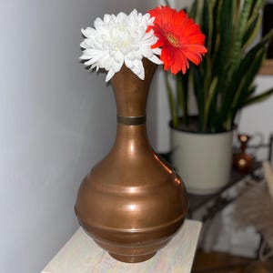 Vintage Copper vase dark academia decor