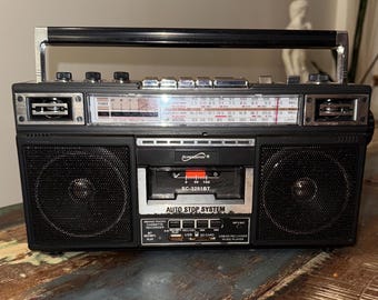 Retro Ghettoblaster Nostalgische Regal Dekor Musik Display Stück