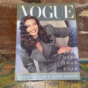 Vintage Vogue Book 90s fashion memorabilia paperback image 10