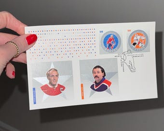 NHL Legends First Day Cover Set | Canada Post Hockey Stamps GLossy
