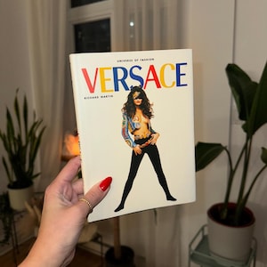 Vintage Versace book 90s fashion memorabilia