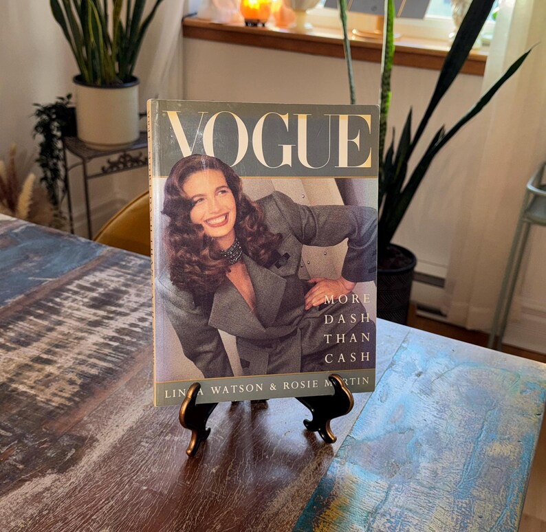 Vintage Vogue Book 90s fashion memorabilia paperback image 1