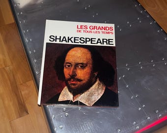 Vintage French Art Book Shakespeare  Renaissance Paintings 70s Baroque French decor
