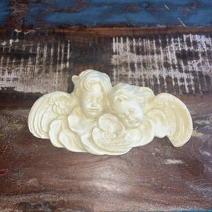 Gothic Angels Wall decor cherubs vintage wall hanging goth accents