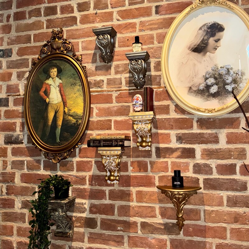 Victorian Wall Shelf - Etsy - Shelf For Victorian Decorative Green