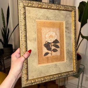 Vintage Gold Frame Table Frames Baroque Gothic Antique picture art decor