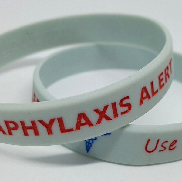 Anaphylaxis Bracelet Etsy