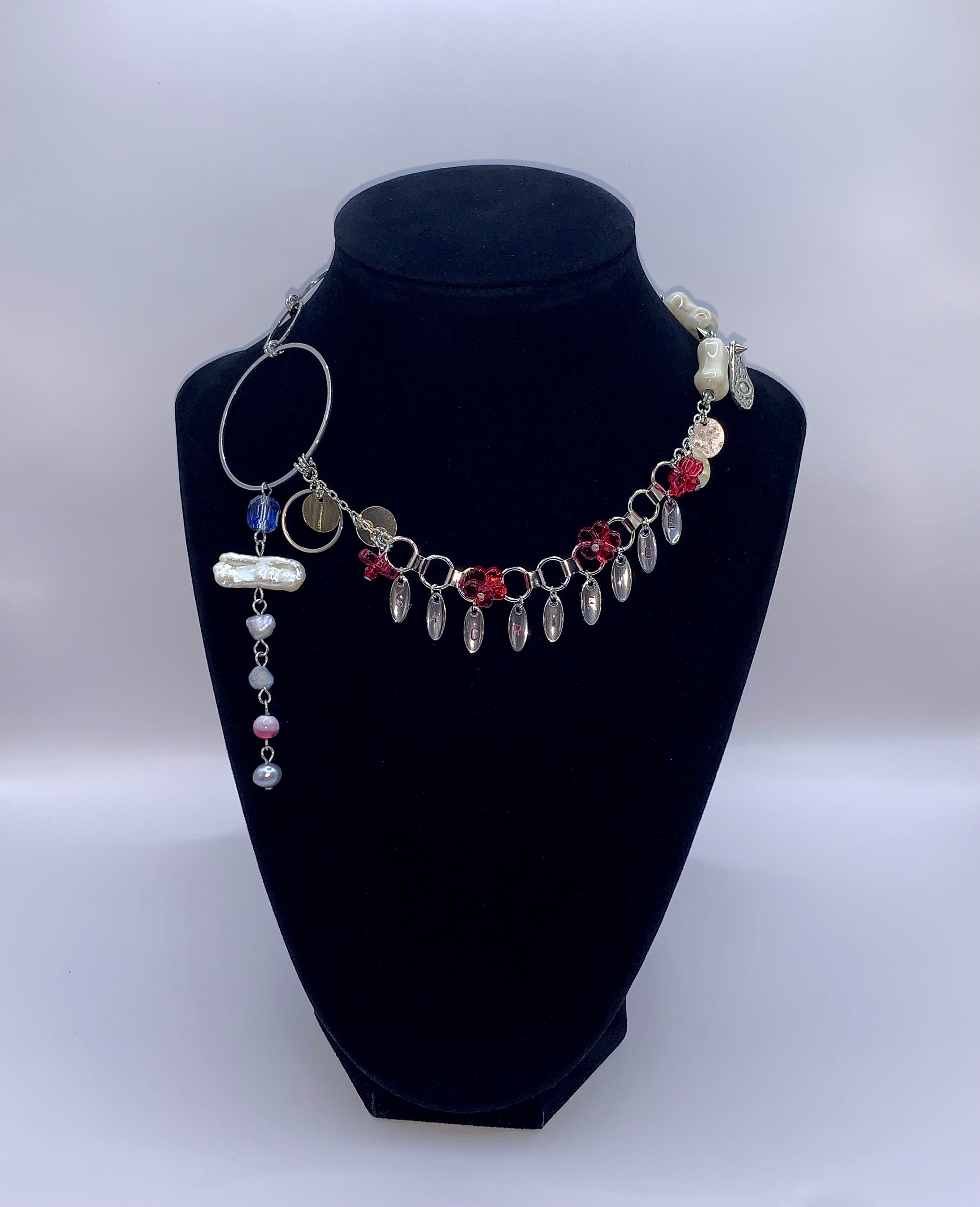 ★SENTIMENTS★ NO.250 [MIX] NECKLACE Jewel Kade JK By Thirty One Mixed Metal Cross Necklace Two