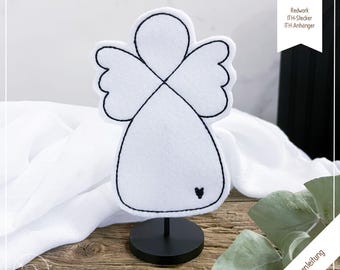 ITH embroidery file - Guardian Angel