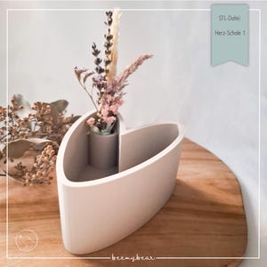 FILE STL Ciotola a forma di cuore 1