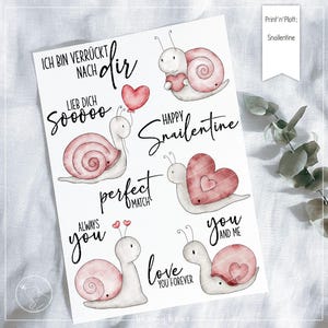 Plotterdatei DIGISTAMP Snailentine