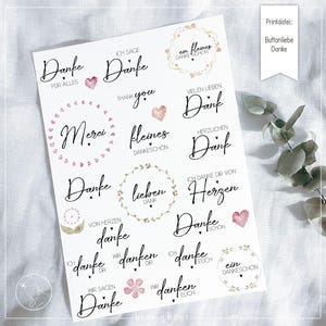 Printdatei Buttonliebe Danke